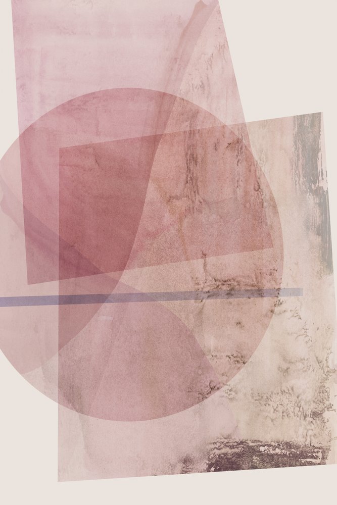 Formes abstraites roses - cartissi