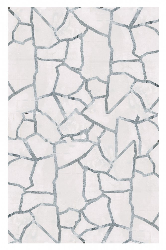 Mosaïque abstraite en argent - cartissi