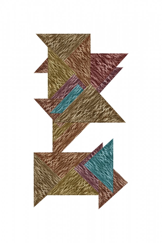 Puzzle abstrait texturé - cartissi