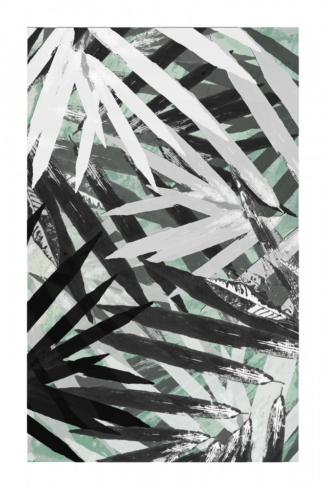 Feuillage tropical abstrait - cartissi
