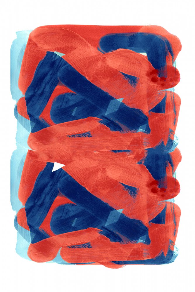 Traits rouges et bleus en gras - cartissi