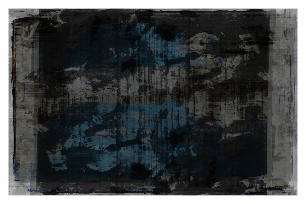 Abstrait grunge bleu foncé - cartissi