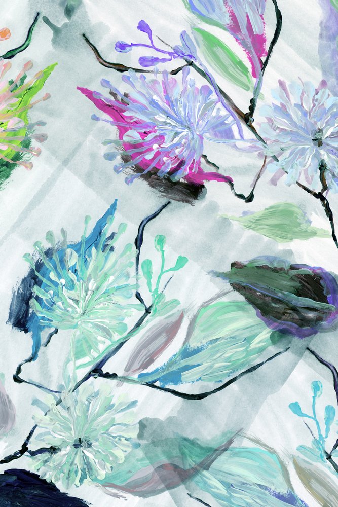 Fleurs délicates à l