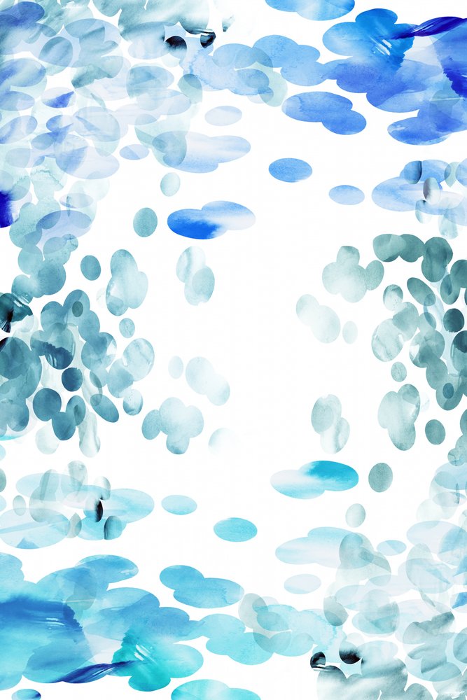 Nuances bleues flottantes - cartissi