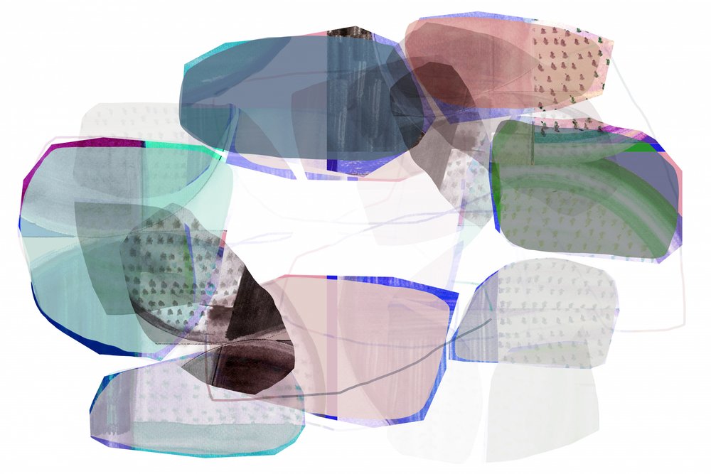 Abstraction au pastel sec - cartissi