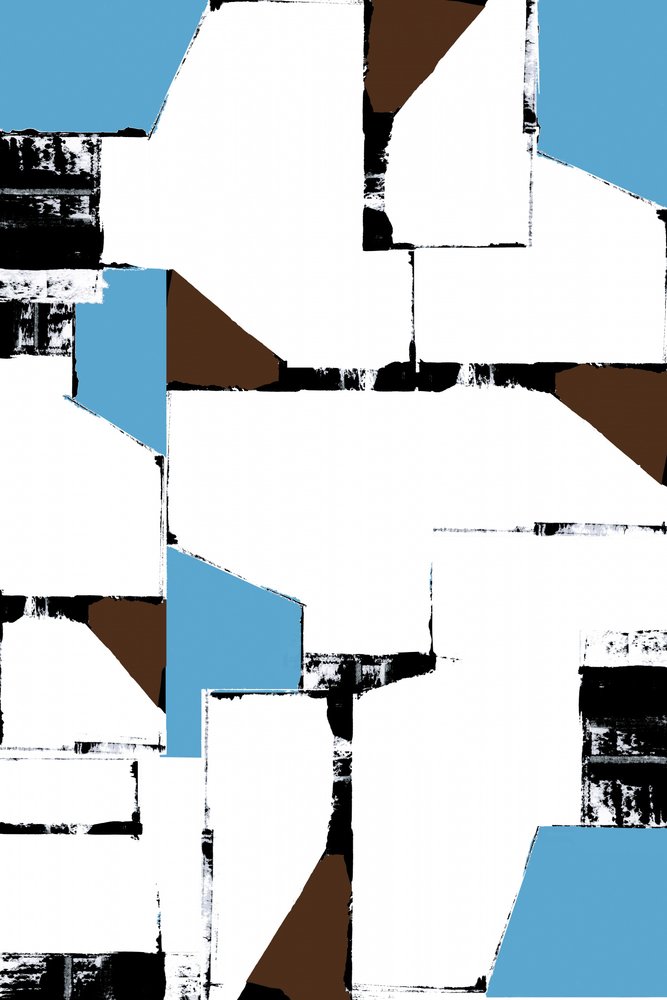 Blocs de couleur fragmentés - cartissi