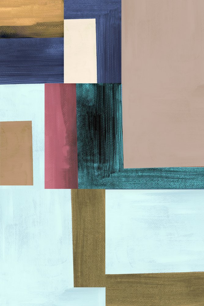 Blocs de couleurs géométriques - cartissi