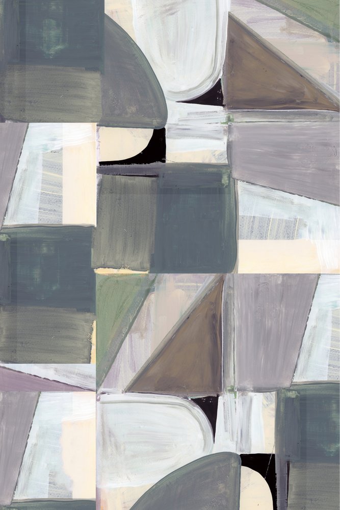 Patchwork géométrique abstrait - cartissi