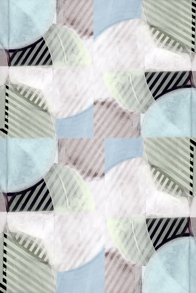Formes pastel entrelacées - cartissi