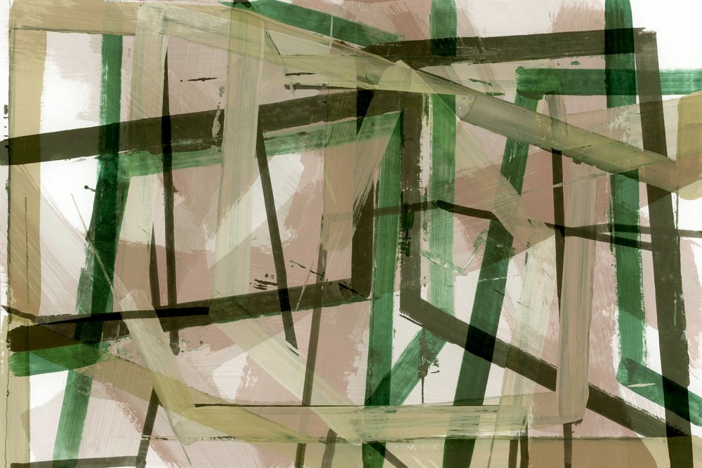 Abstrait géométrique en superposition - cartissi