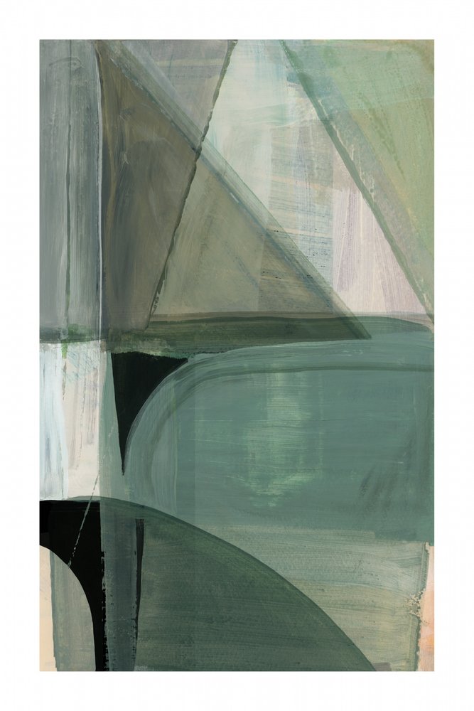 Abstrait vert en couches - cartissi