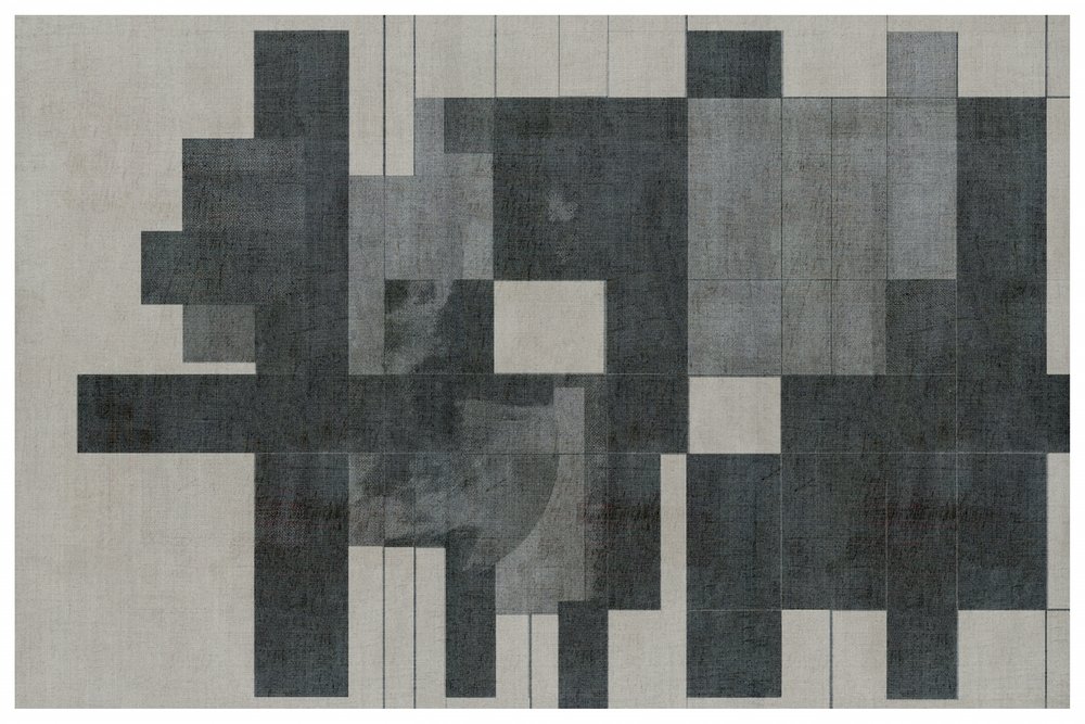 Abstrait gris en couches - cartissi