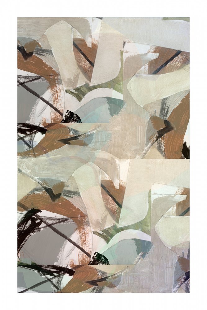 Abstrait moderne aux tons discrets - cartissi