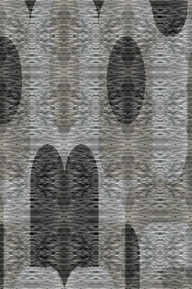 Formes abstraites monochromes - cartissi
