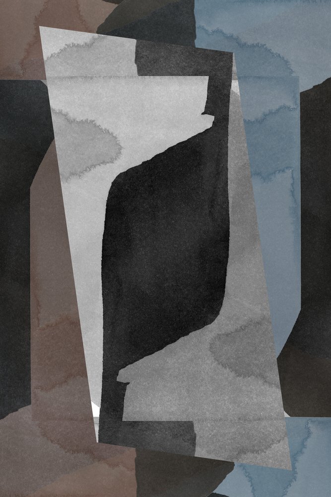 Formes abstraites aux teintes douces - cartissi