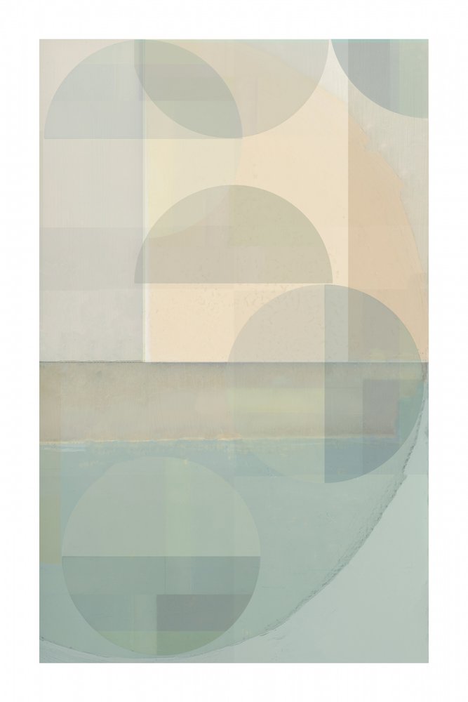 Formes superposées aux couleurs pastel - cartissi