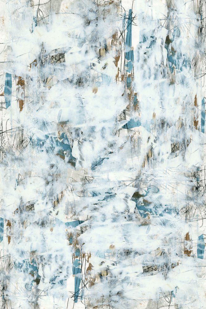 Bleu abstrait texturé - cartissi