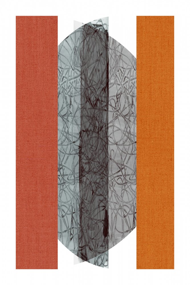 Composition abstraite chaleureuse - cartissi