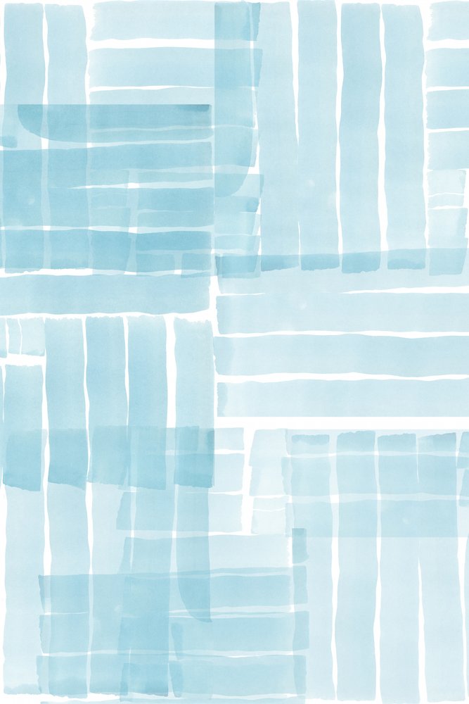 Rayures bleues aquarellées - cartissi