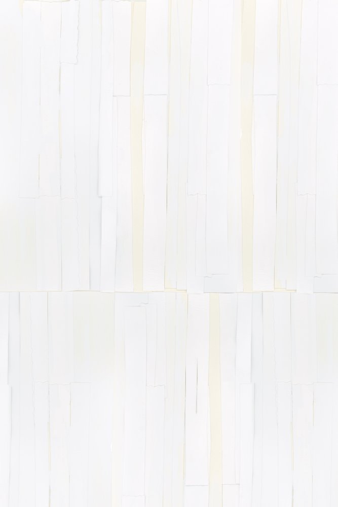 Abstraction verticale blanche - cartissi
