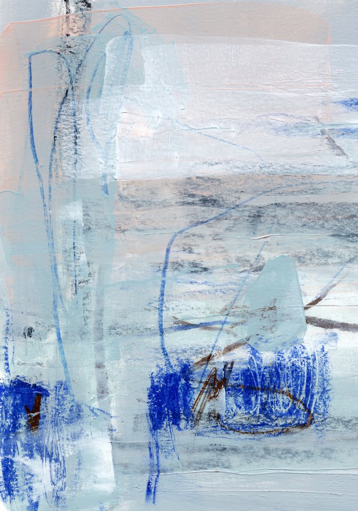 Flux abstrait bleu - uplusmestudio