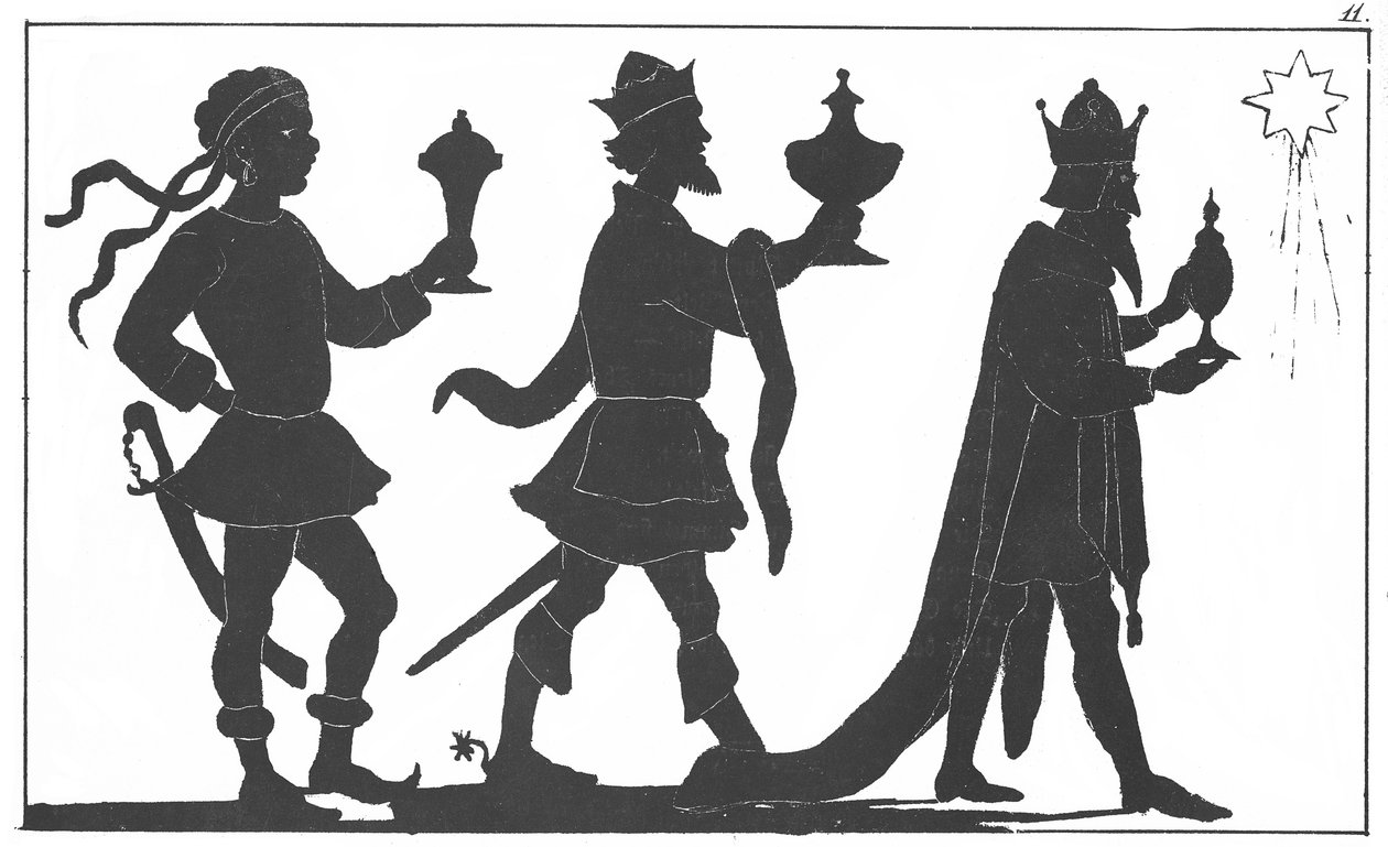 Silhouette des trois rois - English School