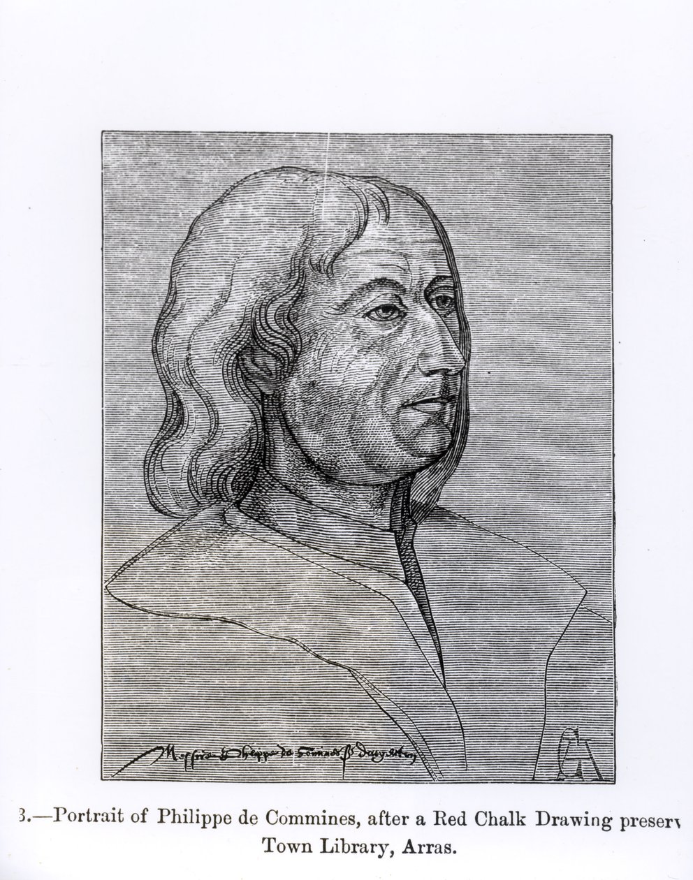 Portrait de Philippe de Commynes, illustration de 
