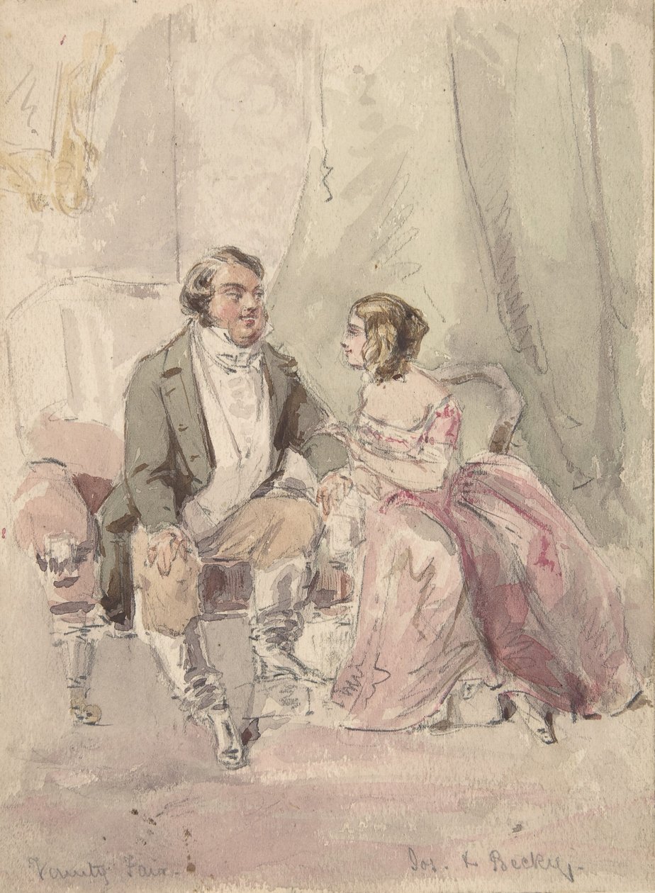 Scène de Vanity Fair : Jos et Becky - Jerry Barret