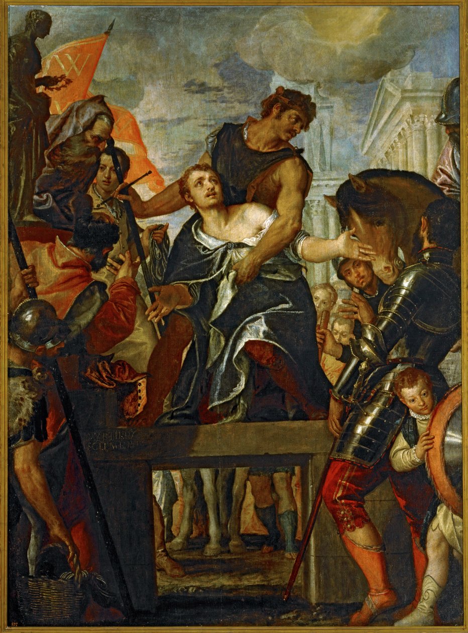 Le martyre de saint Ménas ... (peinture sur toile) - (1528 88) Veronese