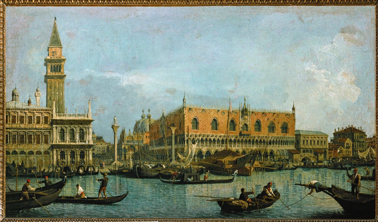 Le Mole, vu du bassin de San Marco … - (1697-1768) Canaletto