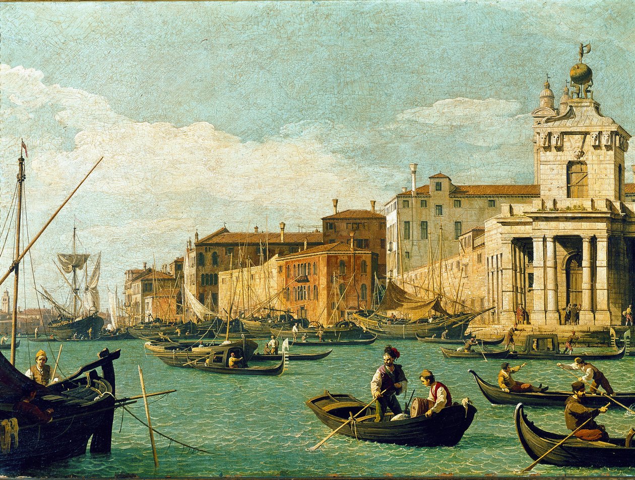 Punta della Dogana et canal de la Giudecca, Venise - Canaletto