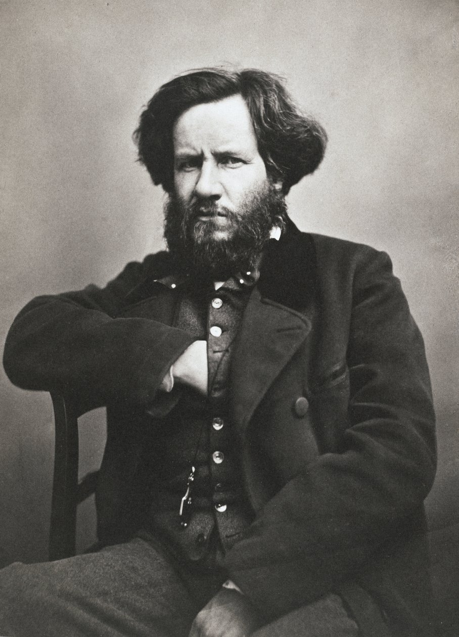Auguste Luchet (1806-1872), dramaturge, journaliste, romancier et écrivain anglais par Nadar - Nadar