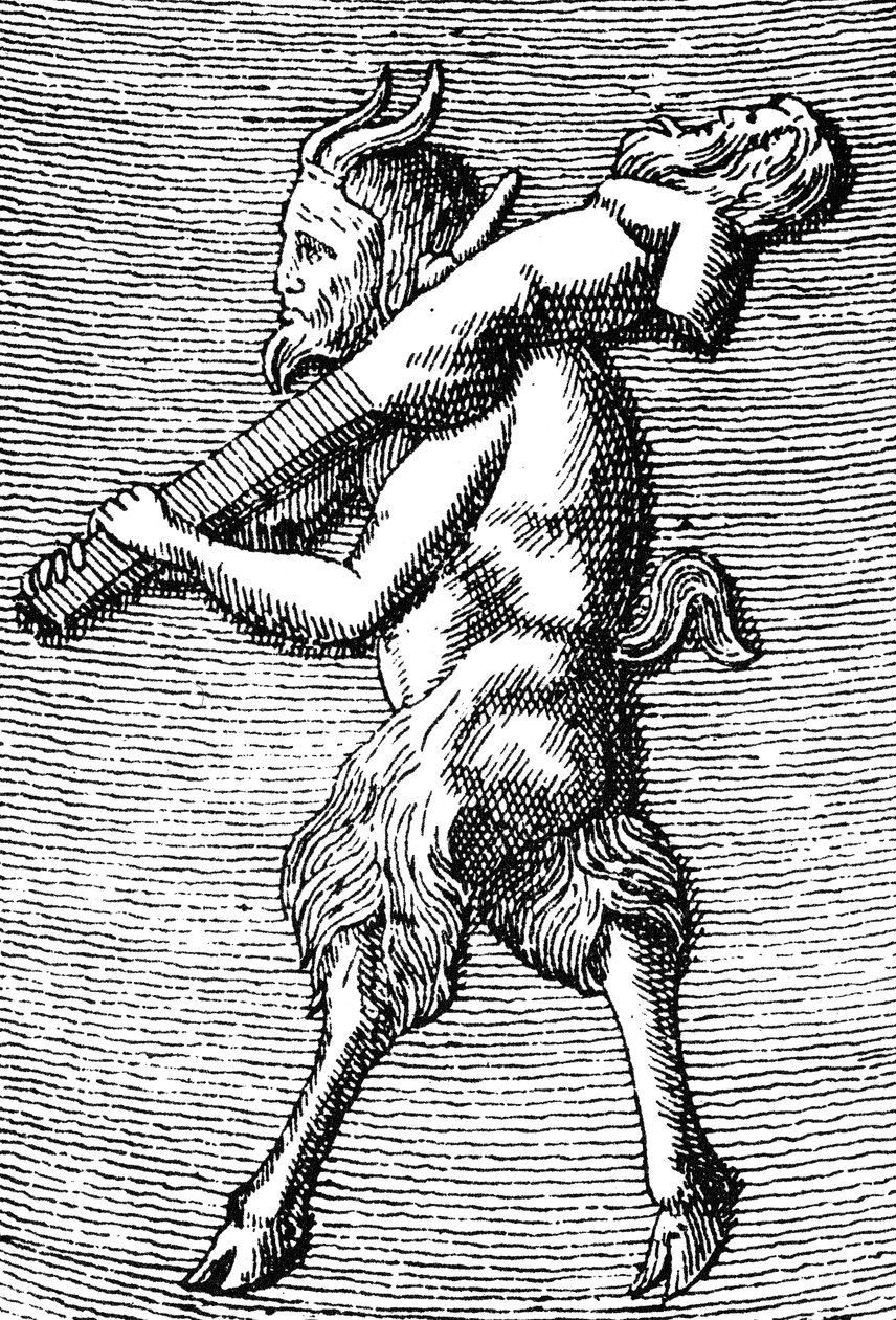 Satyre portant un hermès (détail) - (after) English School