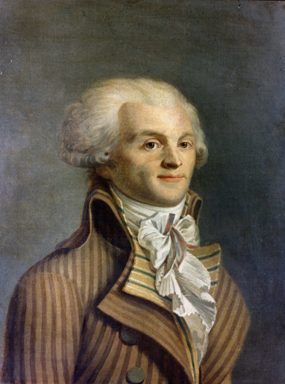 Portrait de Maximilien Marie Isidore par Robespierre, homme politique français - (after) French School