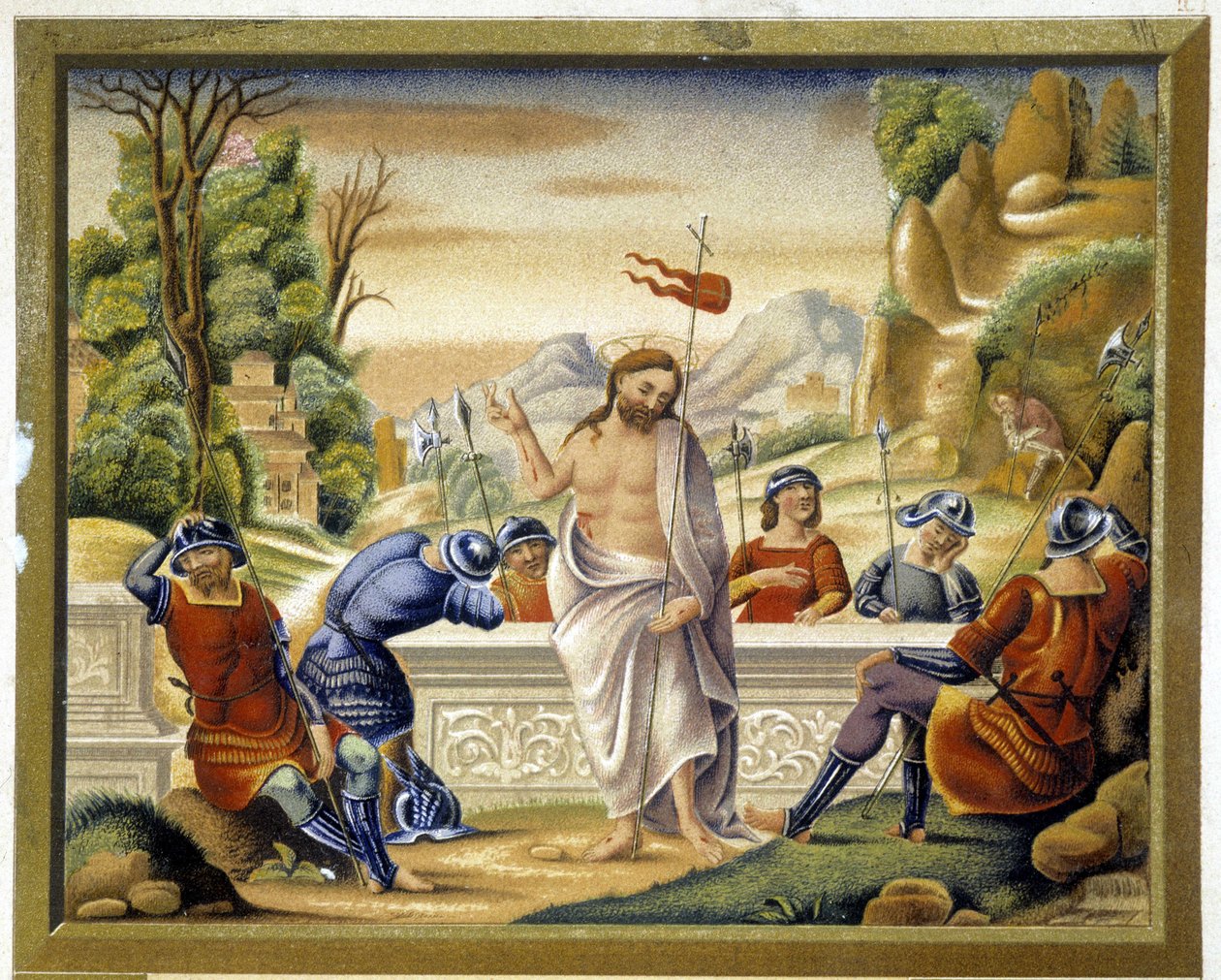 La Résurrection du Christ (Italie, v.1500) - (after) Italian School