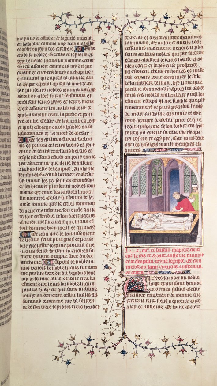 Tombe de Marc Antoine et Cléopâtre, par le Maître de Boucicaut et Atelier - (and workshop) Boucicaut Master