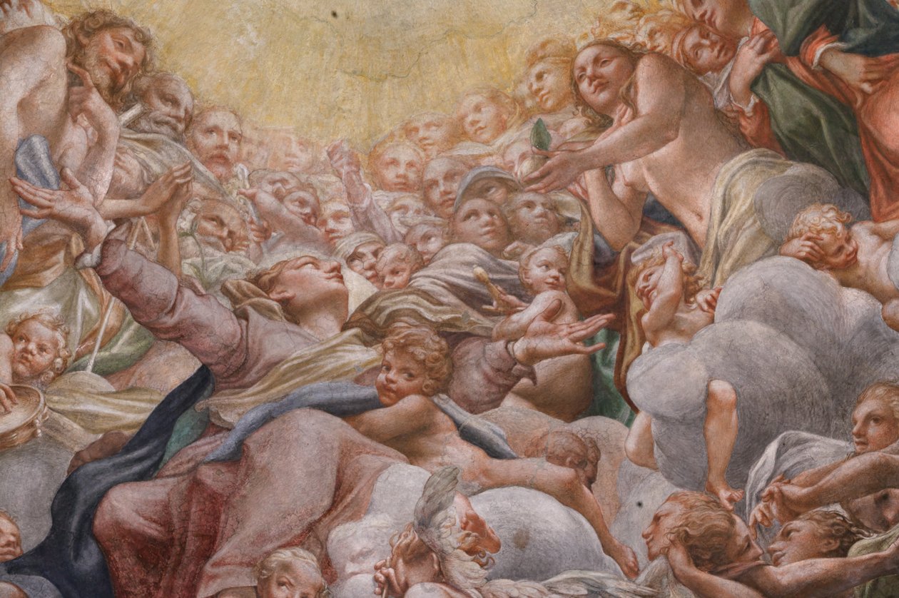 Vierge entre Adam et Ève (détail) - (c.1489 1534) Correggio