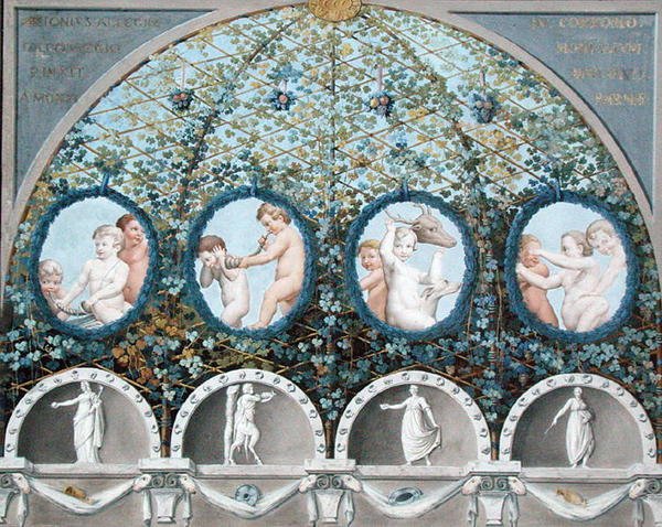 Conception pour un plafond en fresque, publié vers 1780 - (c.1489 1534) (after) Correggio