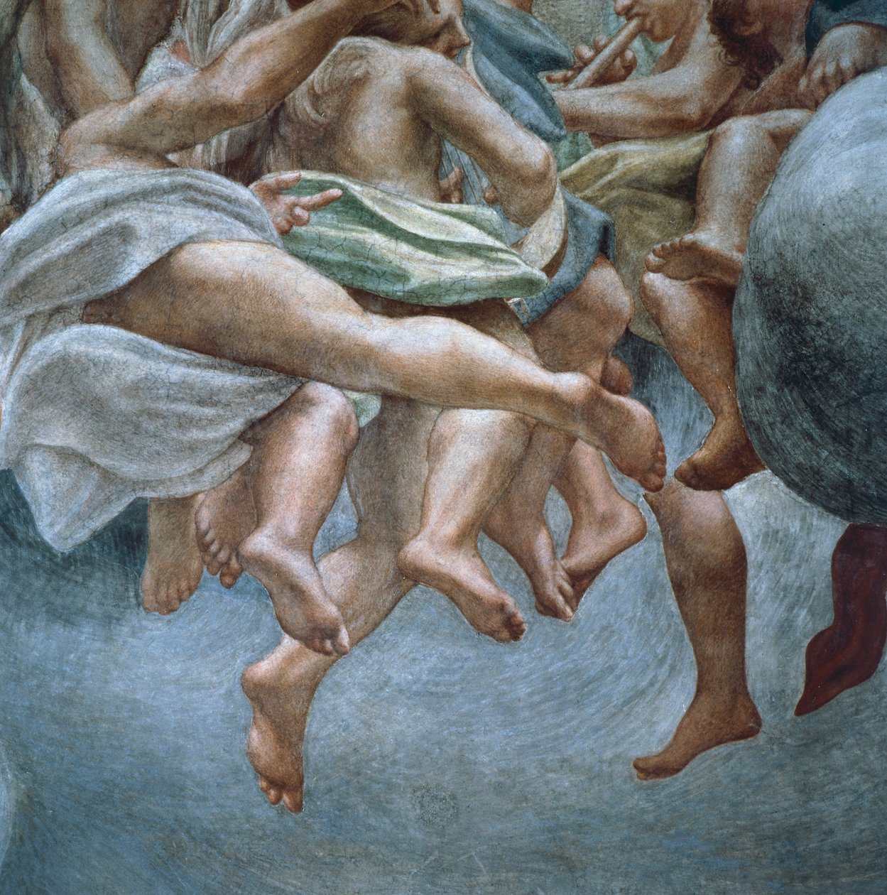 Anges (détail) - (c.1489 1534) Correggio