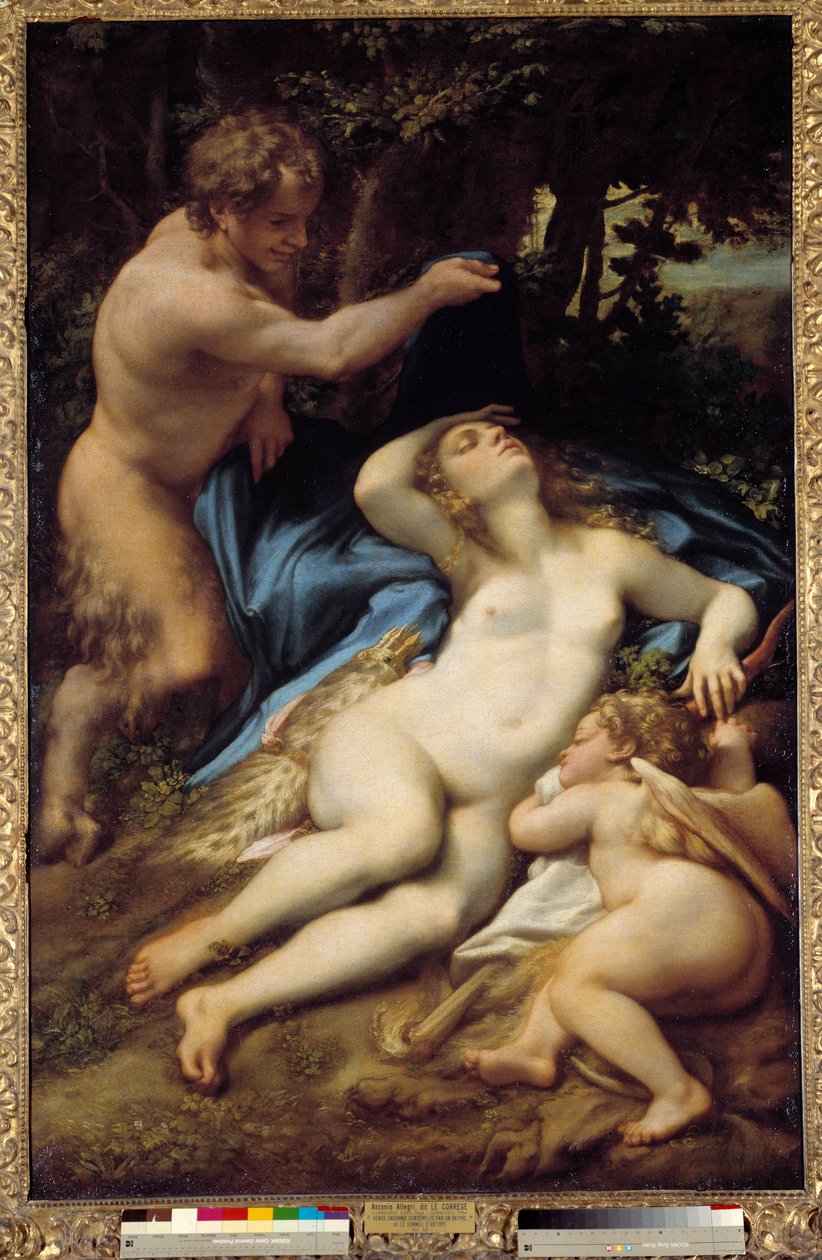 Vénus, Satyre et Cupidon - (c.1489 1534) Correggio
