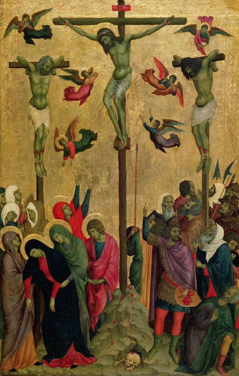 La Crucifixion - (school of) Duccio di Buoninsegna