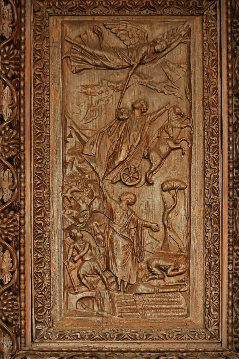 Panneau de la porte du 5ème siècle : l