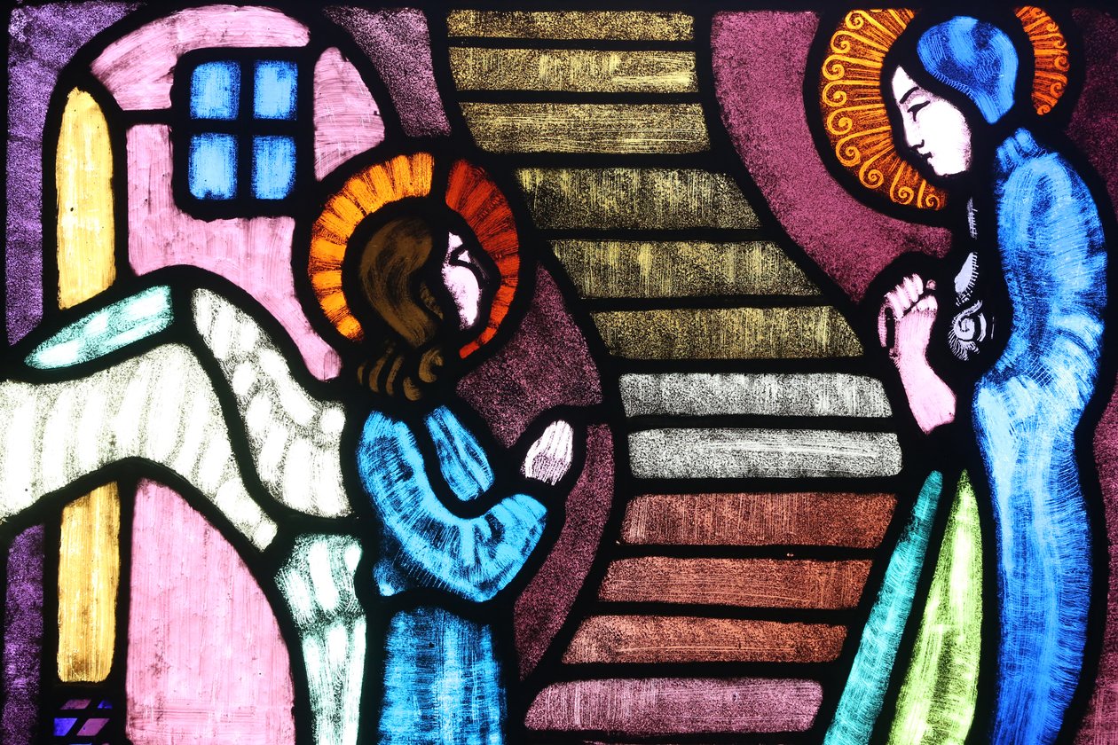 Église Saint-Paul, Vitrail de A Poncet, L