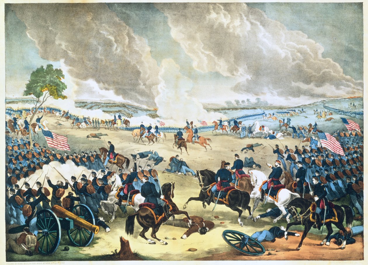La bataille de Gettysburg, c.1863 - American School