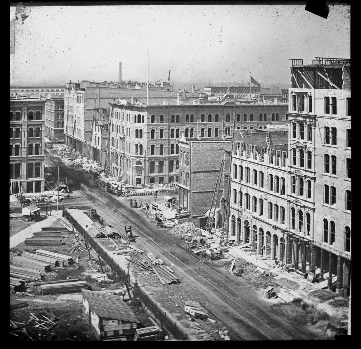 Vue de la rue Randolph, à l
