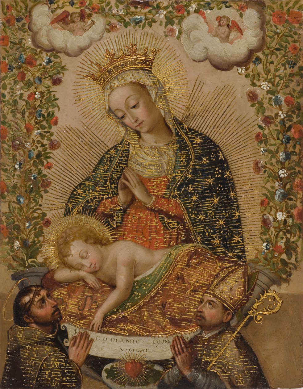 La Vierge adorant l