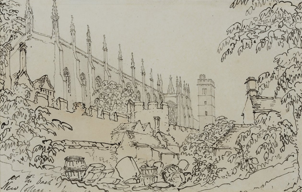 New College, c.1790 - English School