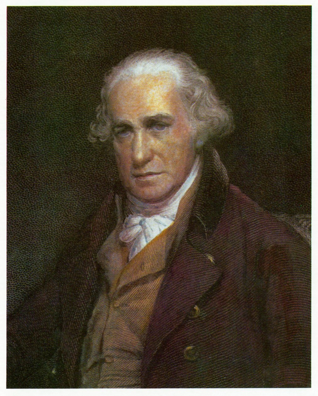 Portrait de James Watt, vers 1788 - English School