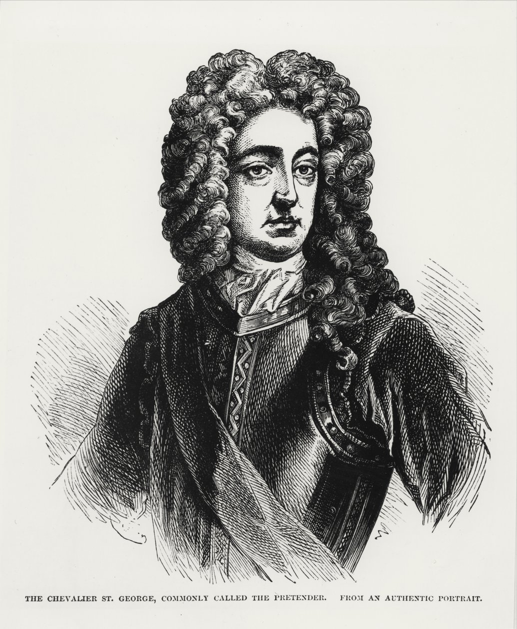 Le Chevalier St. George, communément appelé le Prétendant (1688-1766) - English School