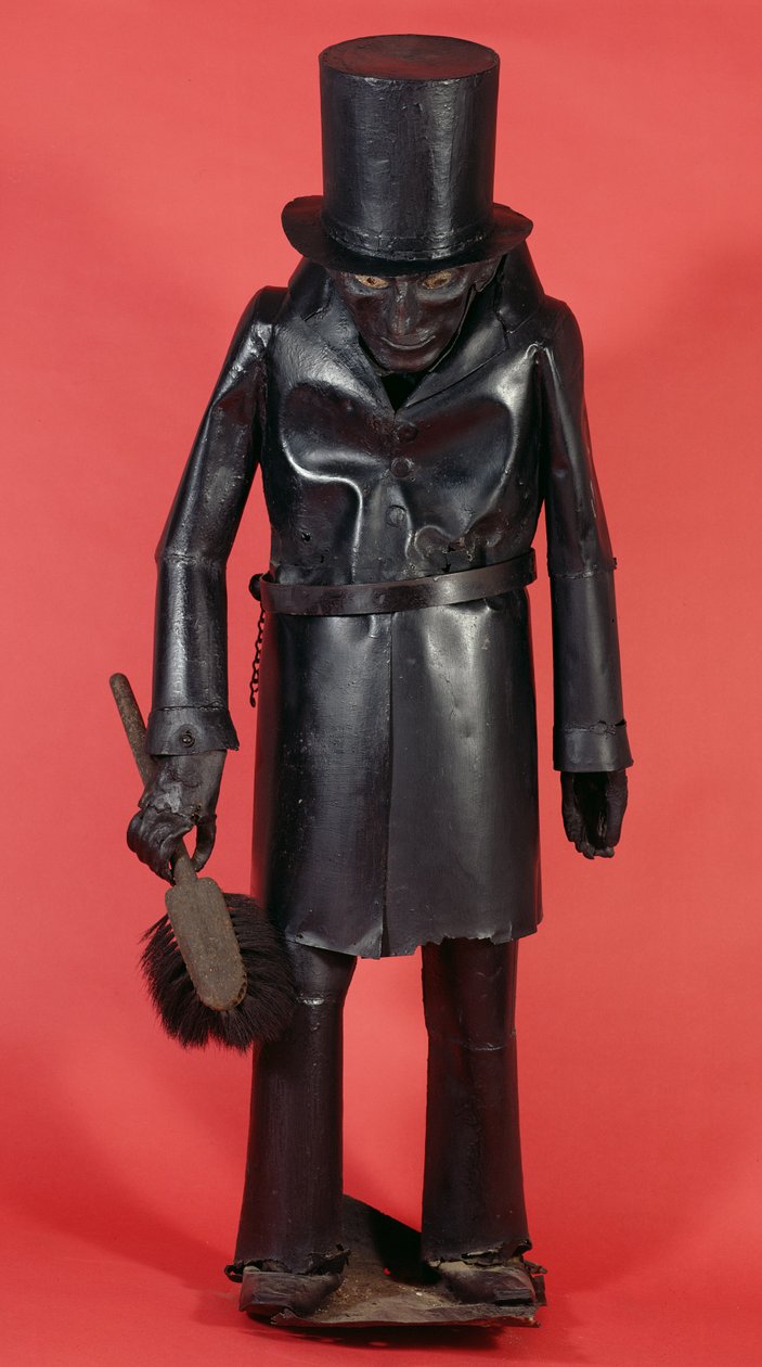 Enseigne de commerçant en forme de maître ramoneur, vers 1830 - English School